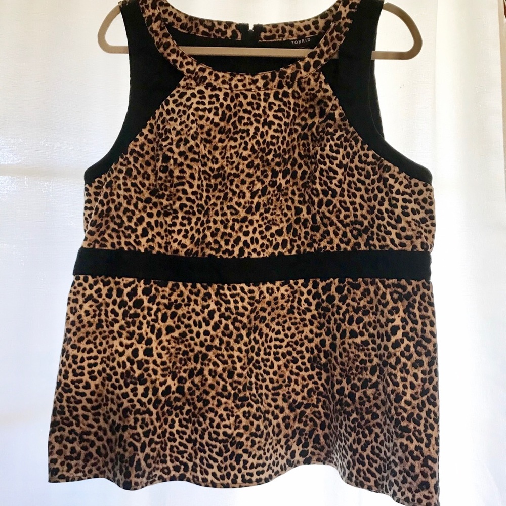 Torrid cheetah top